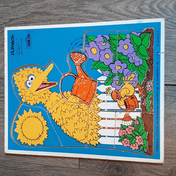 Sesame Street Other - Big bird playskool vintage 1979 puzzle